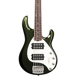 Ernie Ball Music Man StingRay Special 5 HH 5-String Bass Guitar Fallout Green