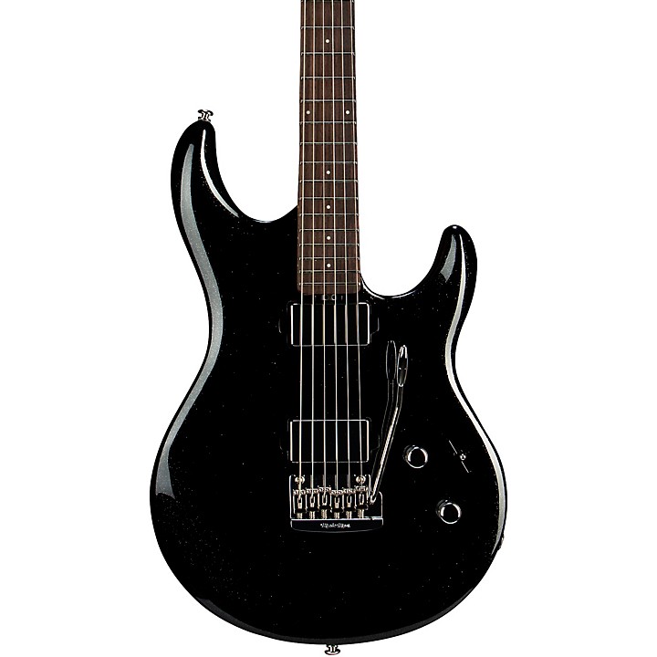 Platinum Ernie Ball Music Man Luke 4 HH Electric Guitar Black