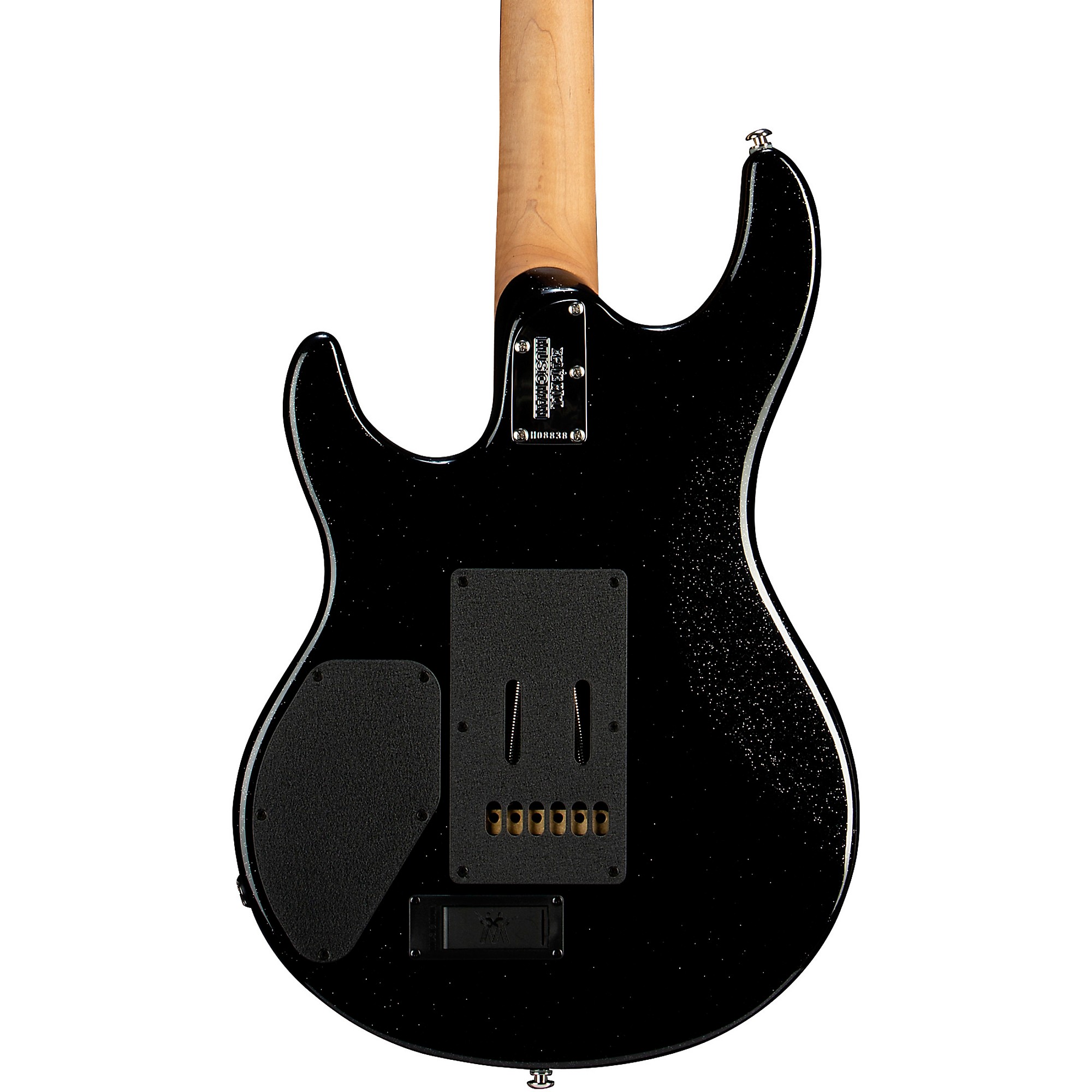 Platinum Ernie Ball Music Man Luke 4 HH Electric Guitar Black