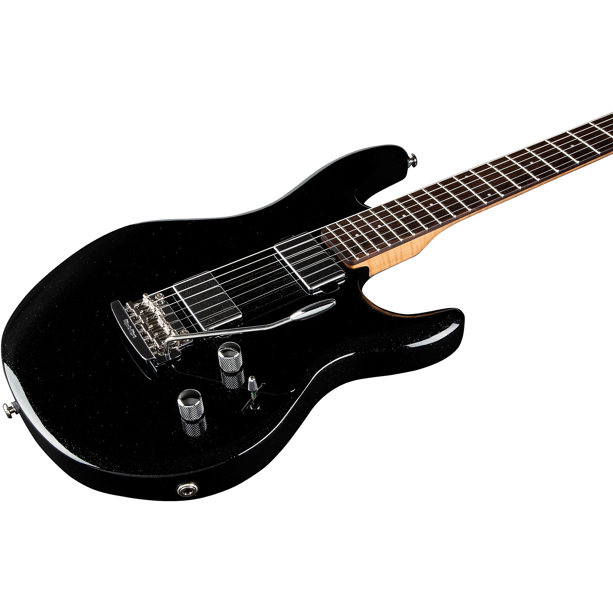 Platinum Ernie Ball Music Man Luke 4 HH Electric Guitar Black