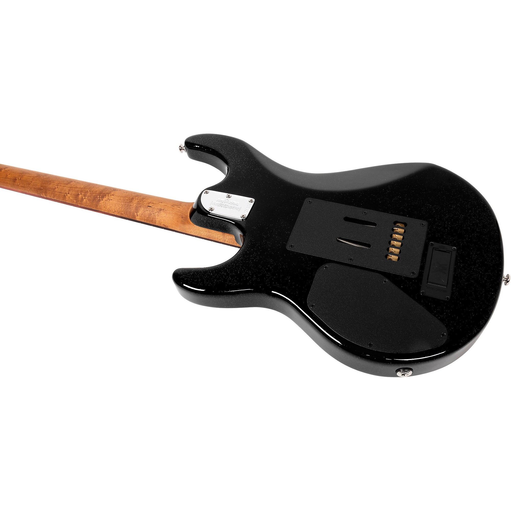 Platinum Ernie Ball Music Man Luke 4 HH Electric Guitar Black