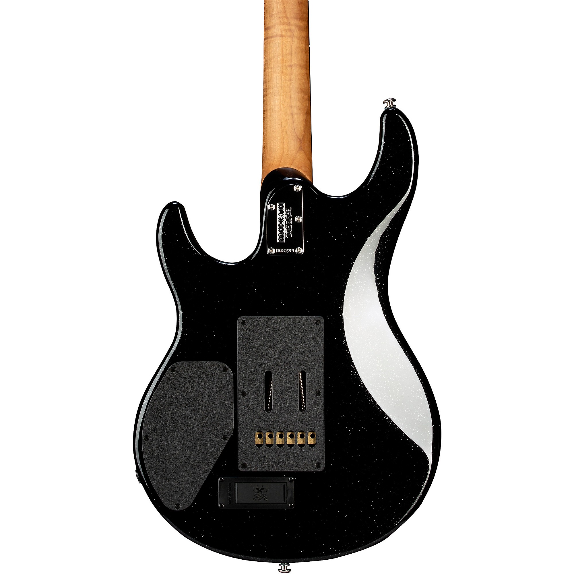 Platinum Ernie Ball Music Man Luke 4 HSS Electric Guitar Black