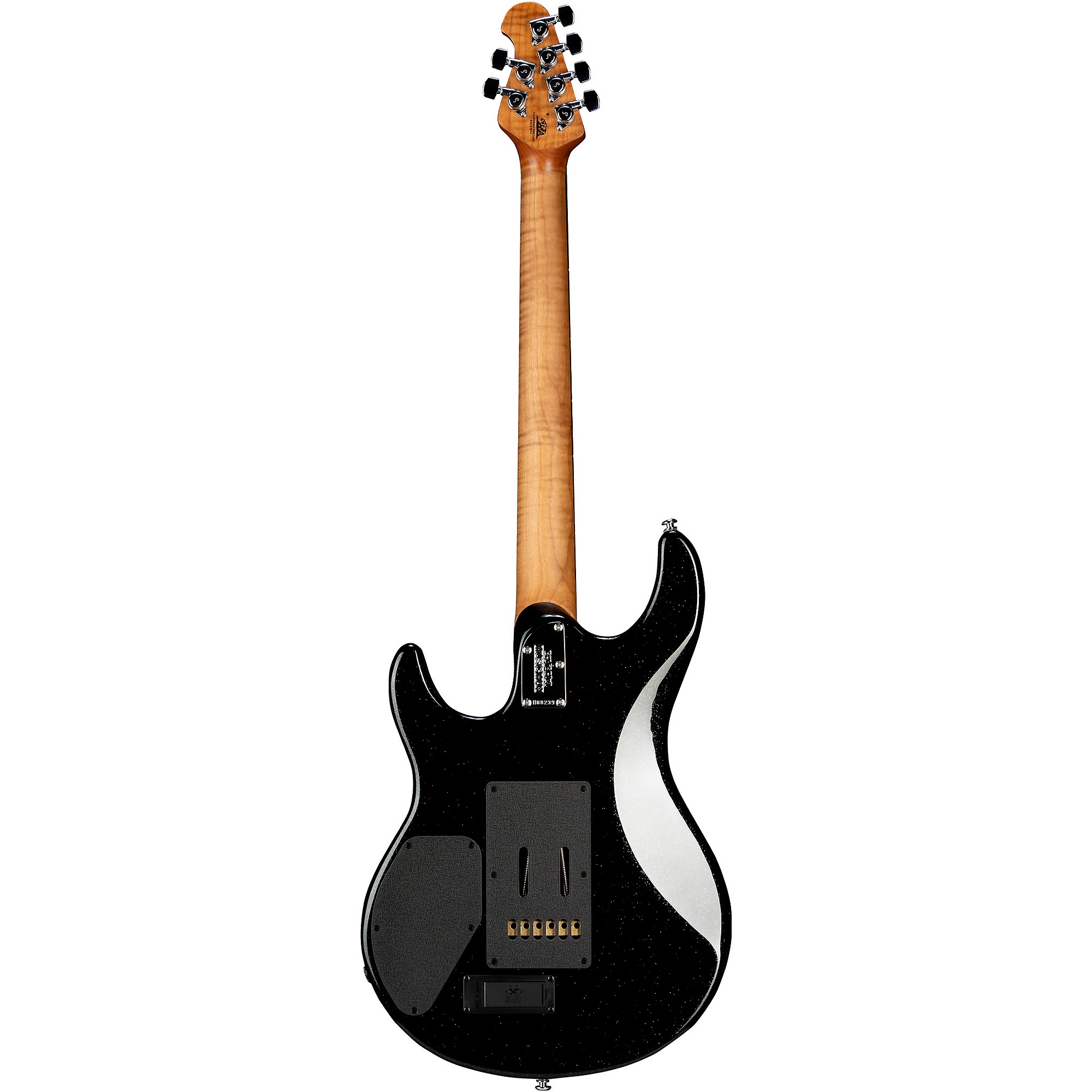 Platinum Ernie Ball Music Man Luke 4 HSS Electric Guitar Black