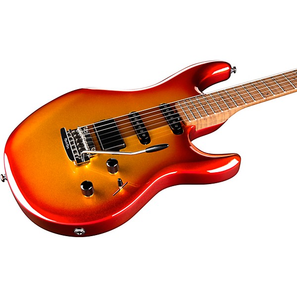 Ernie Ball Music Man Luke 4 HSS Electric Guitar Fireball