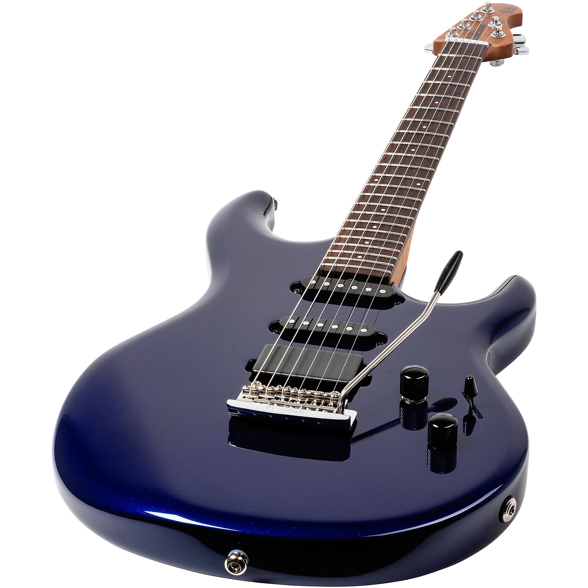 Platinum Ernie Ball Music Man Luke 4 HSS Electric Guitar Butane
