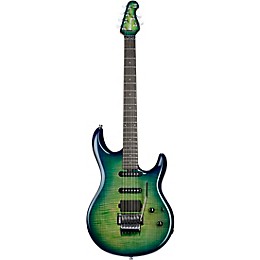 Ernie Ball Music Man BFR Luke 4 HSS Floyd Rose Electric Guitar Green Tide