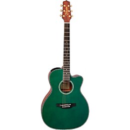 Takamine Englemann Spruce-Hawaiian Koa Limited-Edition OM Acoustic-Electric Guitar Antique Evergreen