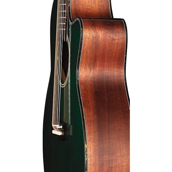 Takamine Englemann Spruce-Hawaiian Koa Limited-Edition OM Acoustic-Electric Guitar Antique Evergreen