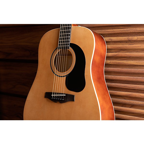Open Box Mitchell Launch D100 Dreadnought Acoustic Guitar Level 1 Natural