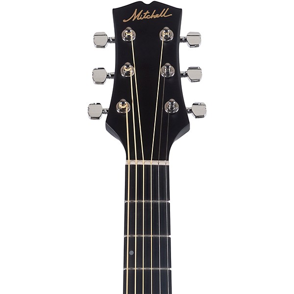 Mitchell Launch D100 Dreadnought Acoustic Guitar Black