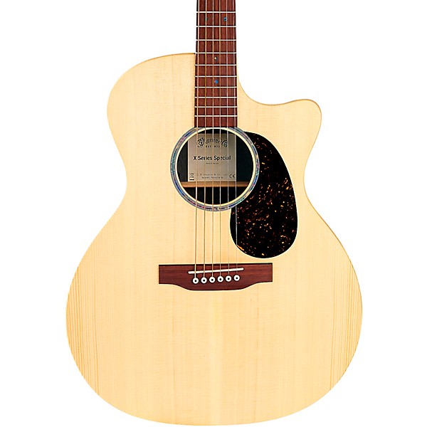 Martin GPC-X2E Special X Series Brazilian Rosewood HPL Grand Performance Acoustic-Electric Guitar Natural