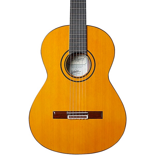 Jose Ramirez Sencillo Classic Concert Cedar Top Nylon-String Classical Acoustic Guitar Natural