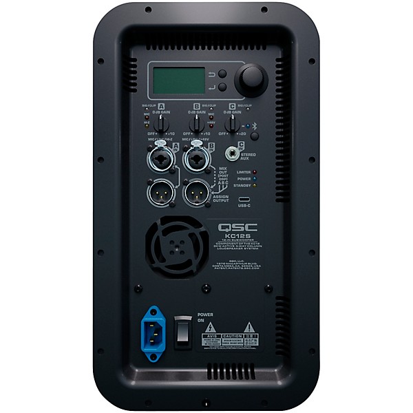 QSC Active 3-Way Column Loudspeaker With SKB iSeries Cases, Black