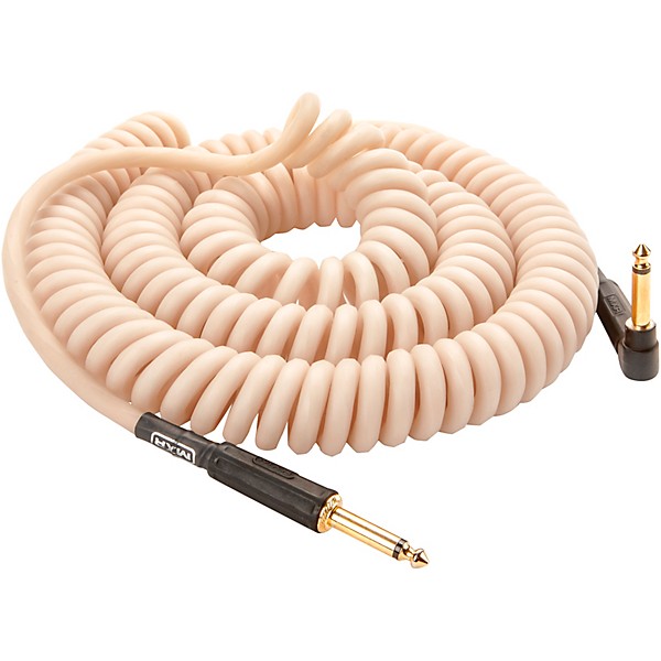 MXR 30' GLO Coil Instrument Cable Straight to Angle 30 ft.