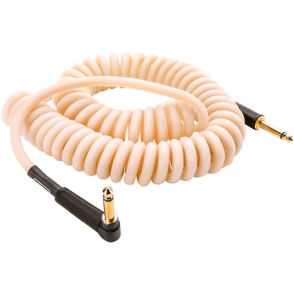 MXR 30' GLO Coil Instrument Cable Straight to Angle 30 ft.