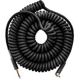 MXR 15' Coil Instrument Cable Straight to Angle 15 ft. Black