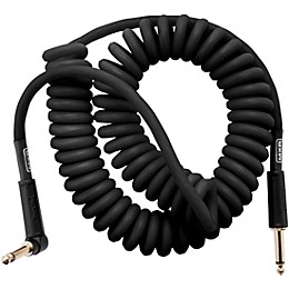 MXR 15' Coil Instrument Cable Straight to Angle 15 ft. Black
