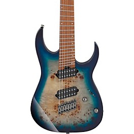 Ibanez RGMS7PB Multi-Scale 7-String Electric Guitar Cosmic Blue Starburst