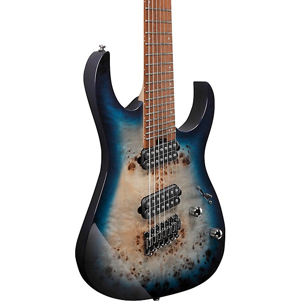 Ibanez RGMS7PB Multiscale 7-String Electric Guitar Cosmic Blue Starburst