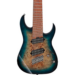 Ibanez RGMS8PB Multi-Scale 8-String Electric Guitar Cosmic Blue Starburst