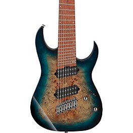 Ibanez RGMS8PB Multi-Scale 8-String Electric Guitar Cosmic Blue Starburst