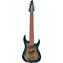 Ibanez RGMS8PB Multi-Scale 8-String Electric Guitar Cosmic Blue Starburst