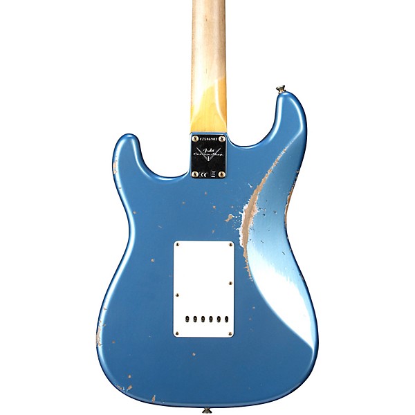 Fender Custom Shop Time Machine Series 1962 Stratocaster Relic Electric Guitar Aged Lake Placid Blue