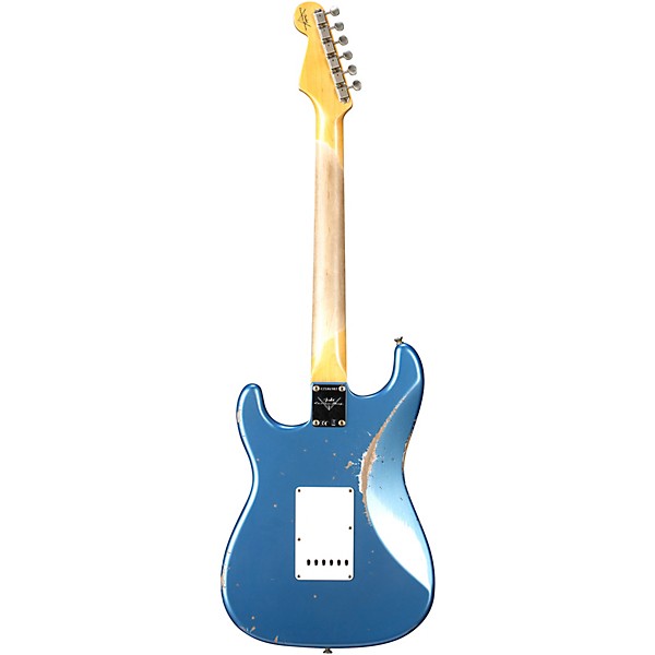 Fender Custom Shop Time Machine Series 1962 Stratocaster Relic Electric Guitar Aged Lake Placid Blue