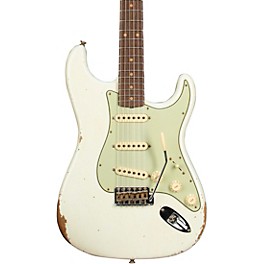 Fender Custom Shop Time Machine Series '62 Stratocaster Relic Electric Guitar Aged Olympic White