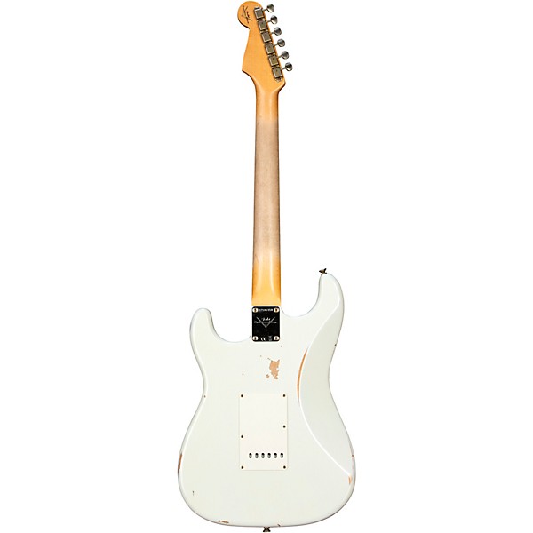 Fender Custom Shop Time Machine Series 1962 Stratocaster Relic Electric Guitar Aged Olympic White