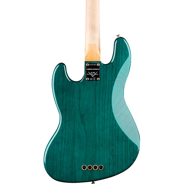 Fender Custom Shop Limited Edition Jazz Bass Special Journeyman Relic Teal Green Transparent