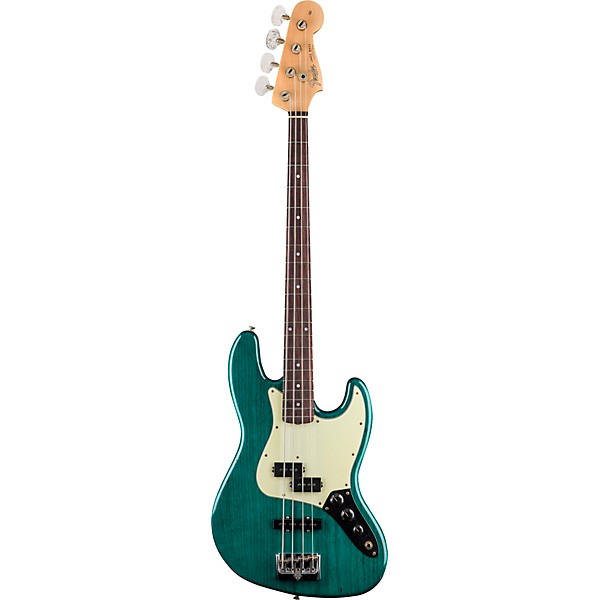 Fender Custom Shop Limited Edition Jazz Bass Special Journeyman Relic Teal Green Transparent