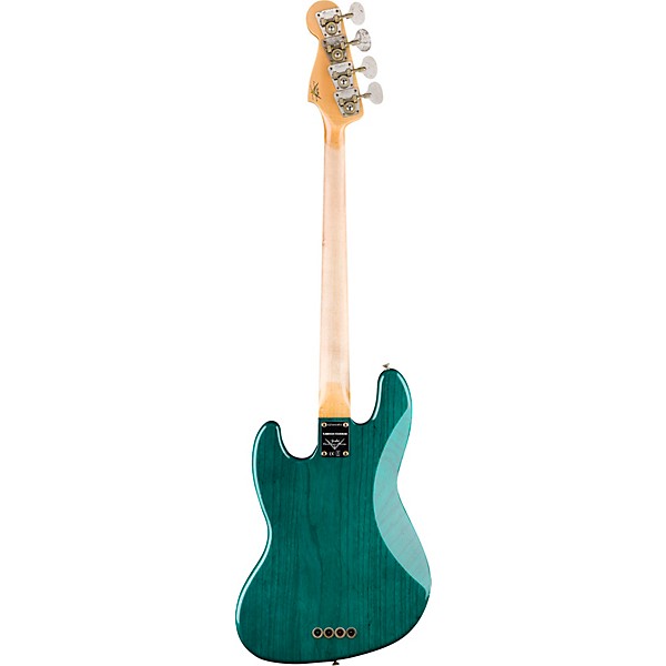 Fender Custom Shop Limited Edition Jazz Bass Special Journeyman Relic Teal Green Transparent