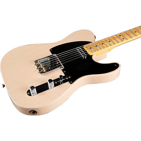 Fender Custom Shop Limited Edition 1951 Nocaster Journeyman Relic Electric Guitar Dirty White Blonde