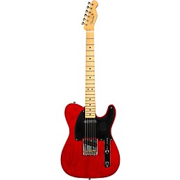 Fender Custom Shop Limited Edition 1951 Nocaster Journeyman Relic Electric Guitar Crimson Red Transparent