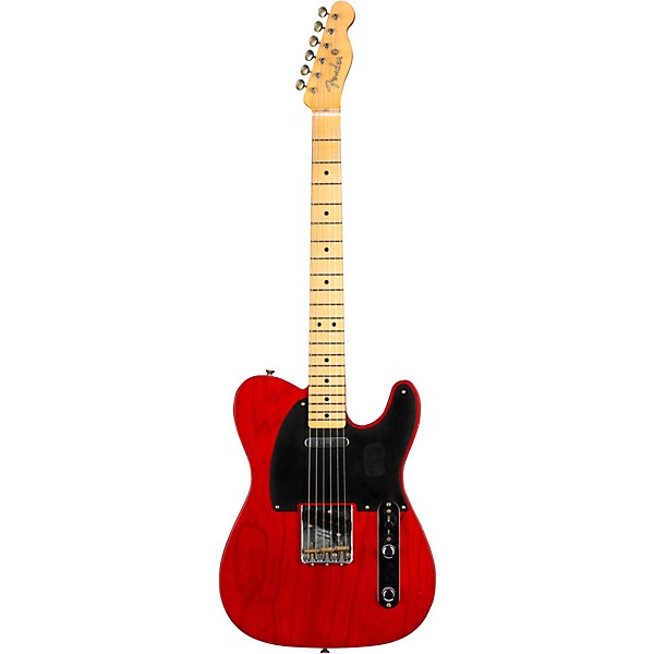 Fender Custom Shop Limited Edition 1951 Nocaster Journeyman Relic Electric Guitar Crimson Red Transparent