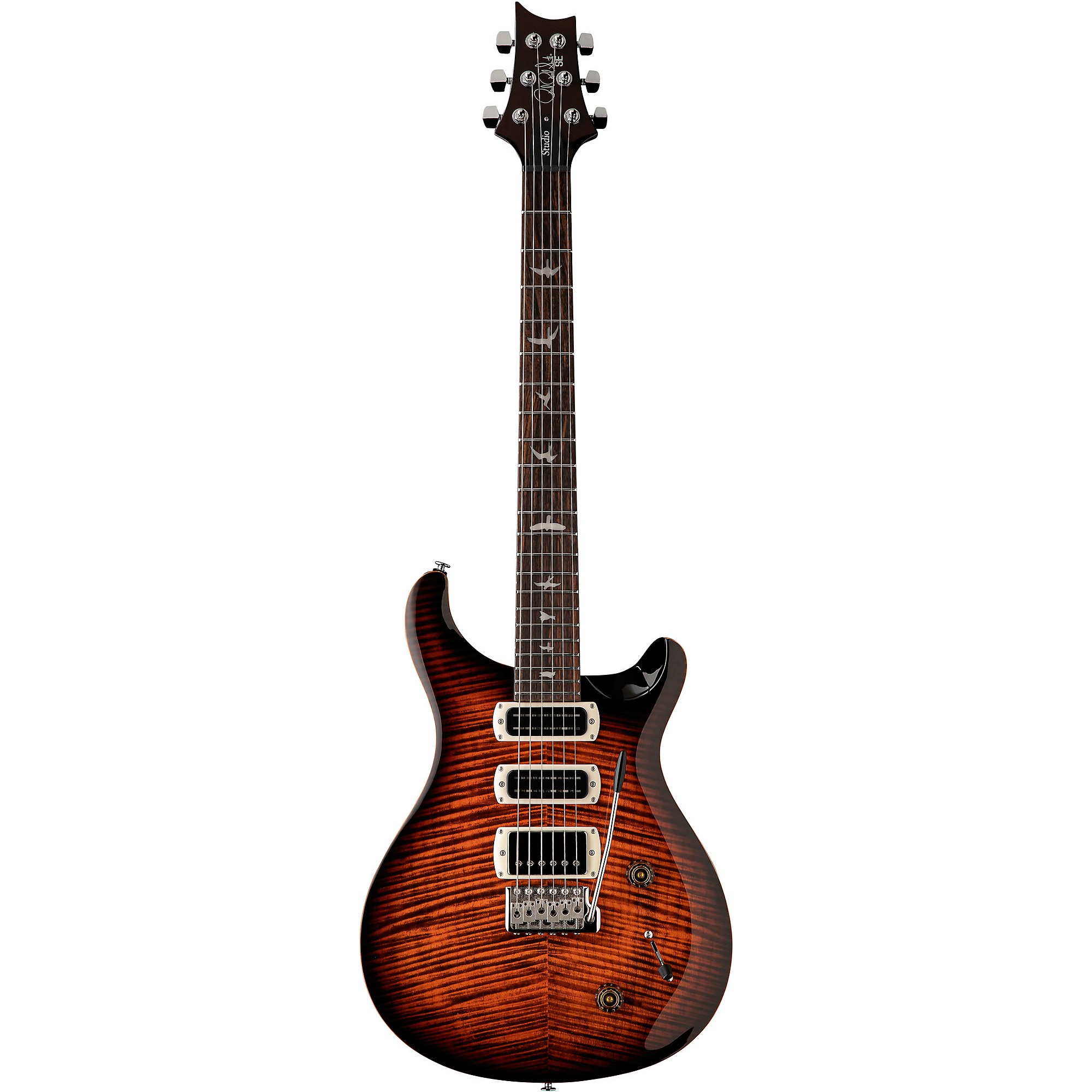 PRS SE Studio Electric Guitar Orange Tiger Smokeburst