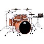 DW DWe Wireless Acoustic-Electronic Convertible 5-Piece Drum Set Bundle With 22" Bass Drum, Cymbals and Hardware Limited Edition Santos Rosewood Hard Satin Exotic thumbnail
