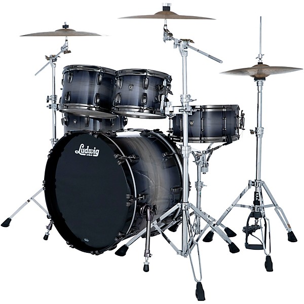 Ludwig Maple Exotic 4-Piece Studio Shell Pack with 22 in. Bass Drum Nocturne Burst
