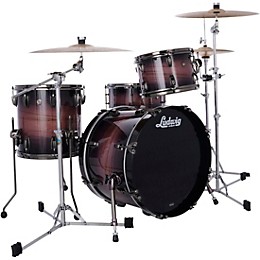 Ludwig Maple Exotic 3-Piece Downbeat Shell Pack with 20 in. Bass Drum Amethyst Burst