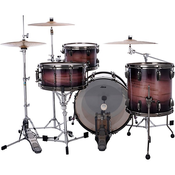 Ludwig Maple Exotic 3-Piece Downbeat Shell Pack with 20 in. Bass Drum Amethyst Burst