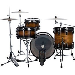 Ludwig Maple Exotic 3-Piece Downbeat Shell Pack with 20 in. Bass Drum Gold Burst