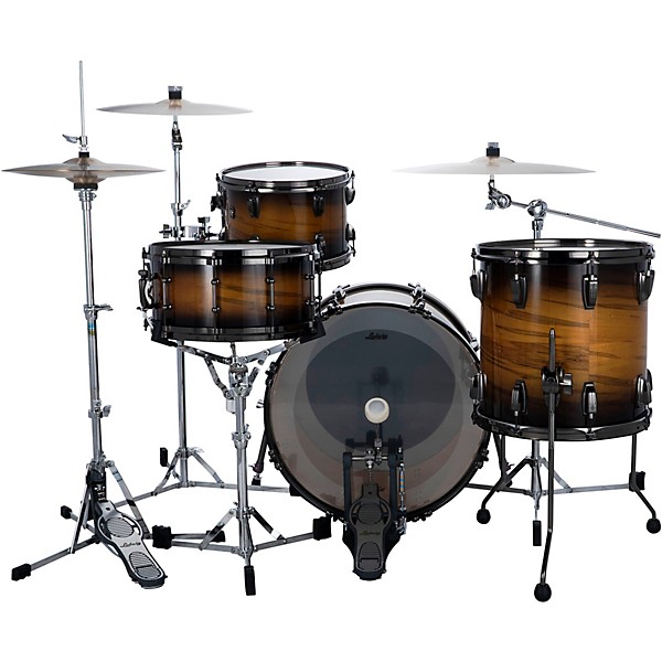 Ludwig Maple Exotic 3-Piece Downbeat Shell Pack with 20 in. Bass Drum Gold Burst