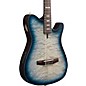 Ibanez FRH20QMN Quilted Maple Top Nylon-String Acoustic-Electric Guitar Cosmic Blue Sunburst