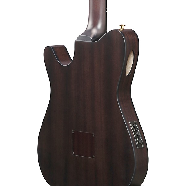 Ibanez FRH20FMN Flamed Maple Top Nylon-String Acoustic-Electric Guitar Cosmic Blue Sunburst