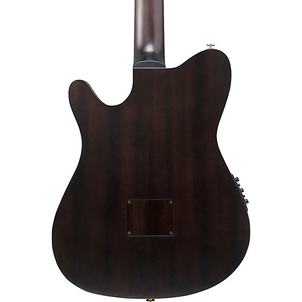 Ibanez FRH20FMN Flamed Maple Top Nylon-String Acoustic-Electric Guitar Deep Emerald Green