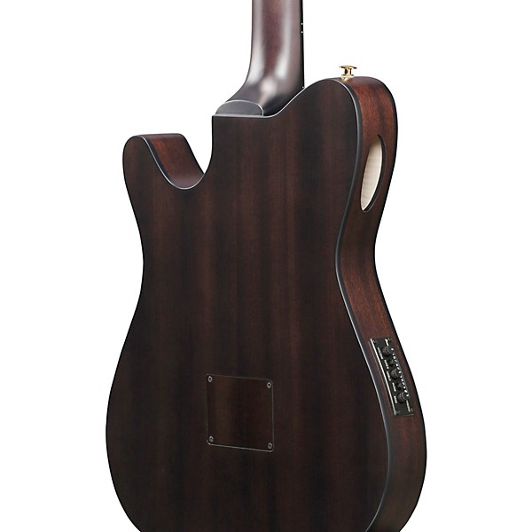 Ibanez FRH20FMN Flamed Maple Top Nylon-String Acoustic-Electric Guitar Deep Emerald Green