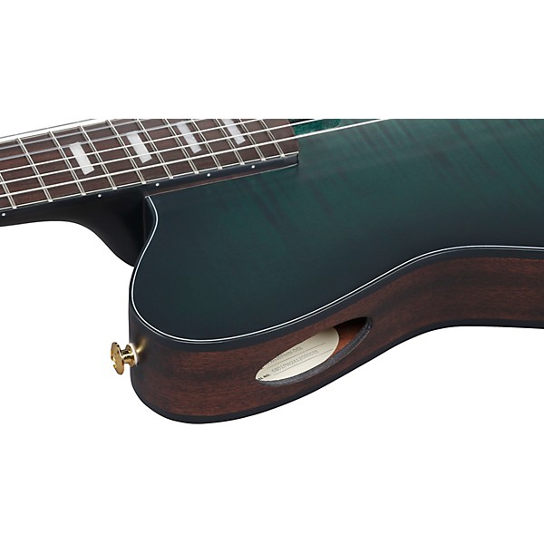 Ibanez FRH20FMN Flamed Maple Top Nylon-String Acoustic-Electric Guitar Deep Emerald Green