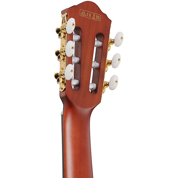 Ibanez FRH20SMN Spalted Maple Top Nylon-String Acoustic-Electric Guitar Tobacco Burst