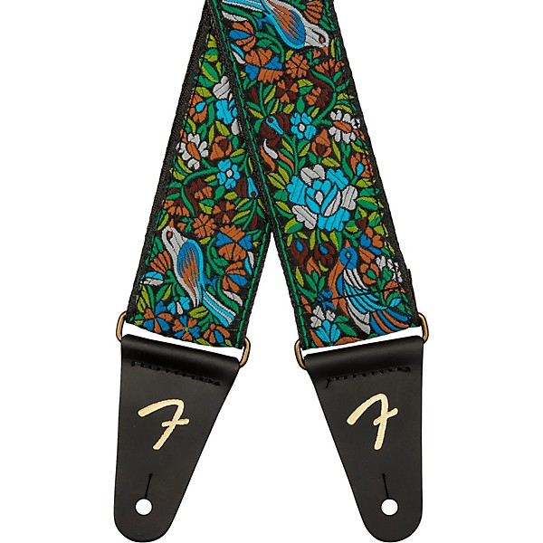 Fender Mosaic Jacquard Guitar Strap Green | Guitar Center